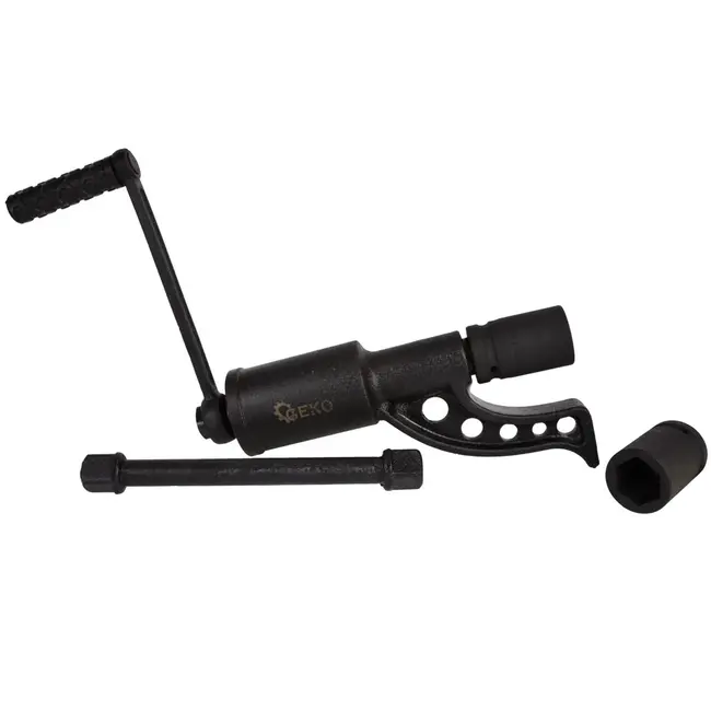 GEKO Zwarte moersleutel met doppen 32-33 mm - krachtig en compact