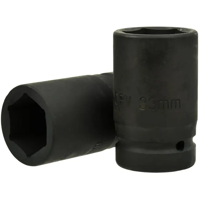 GEKO Zwarte momentsleutel - krachtig - met doppen 32, 33 mm