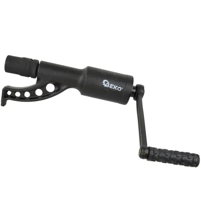 GEKO Wielomaat moersleutelset - krachtig - inclusief 27 en 33 mm doppen - bruin