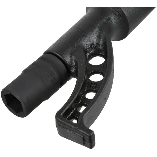 GEKO Wielomaat moersleutelset - krachtig - inclusief 27 en 33 mm doppen - bruin