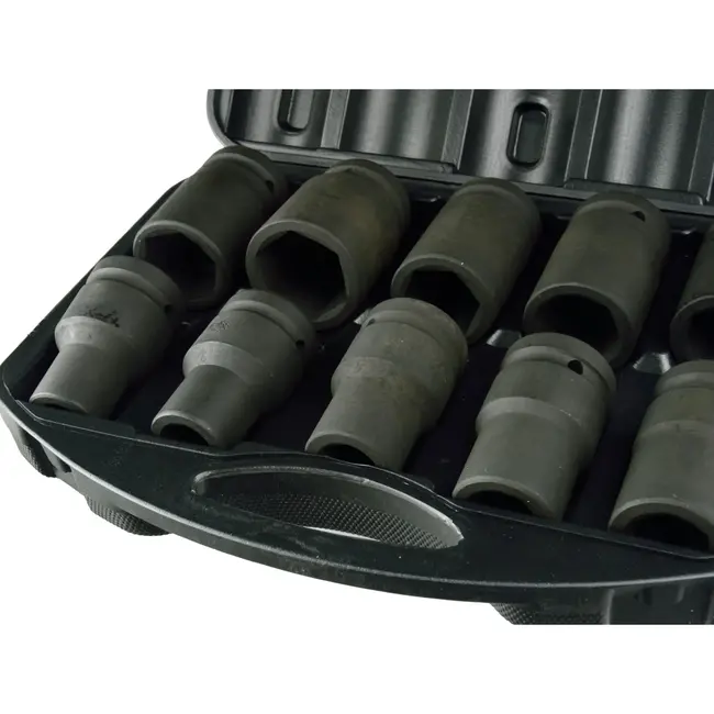 GEKO Duurzame dopsleutelset - 10-delig - CRV staal - Geschikt voor zware omstandigheden