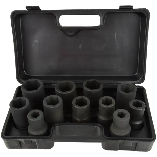 GEKO Dopsleutelset - 10-delig - Voor zware omstandigheden - Inclusief koffer