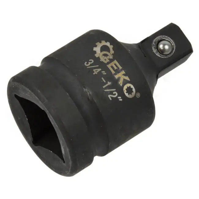 GEKO Impact adaptor - robuust staal - corrosiebestendig - 3/4" vrouwelijk naar 1/2" mannelijk