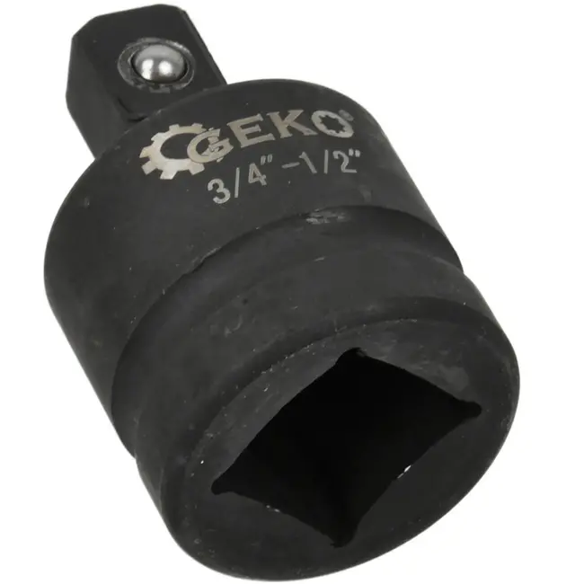 GEKO Impact adaptor - robuust staal - corrosiebestendig - 3/4" vrouwelijk naar 1/2" mannelijk
