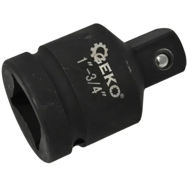 GEKO Impact adaptor - robuust staal - corrosiebestendig - 1" vrouwelijk naar 3/4" mannelijk