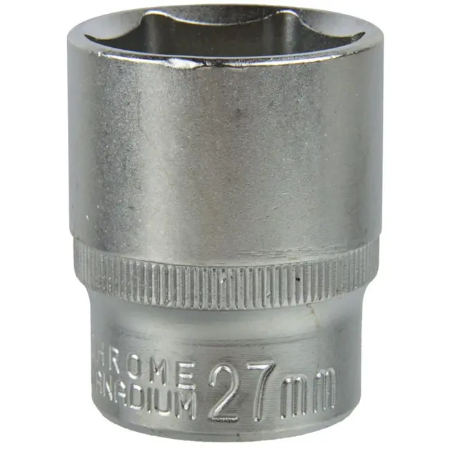 GEKO Dopsleutelset - 19-delig - CrV Staal - 8-32 mm - 1/2" Aandrijving