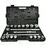 GEKO Dopsleutelset - 6-punts - 19-50 mm - 21-delig - Chroom Vanadium