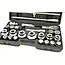 GEKO Dopsleutelset - 12-punts - Chroom Vanadium - 21-65 mm - 26-delig