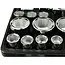 GEKO Dopsleutelset - 6-punts - Chroom Vanadium - 21-65 mm - 26-delig