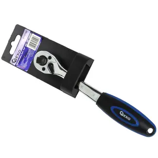 GEKO 3-in-1 ratel - offset ontwerp - 72-tands mechanisme - ergonomische grip - 205 mm