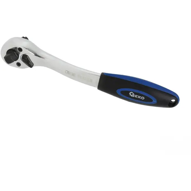 GEKO 3-in-1 ratel - offset ontwerp - 72-tands mechanisme - ergonomische grip - 205 mm
