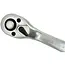 GEKO Offset ratelsleutel - 72-tands mechanisme - ergonomische grip - chroom vanadium staal