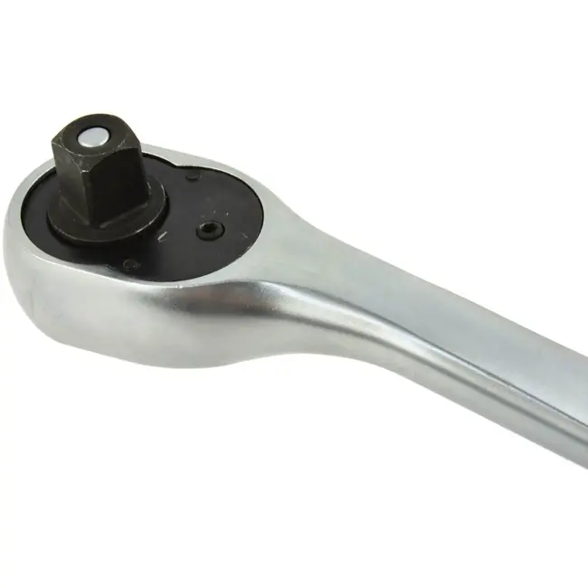 GEKO Offset ratelsleutel - 72-tands mechanisme - ergonomische grip - chroom vanadium staal