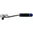 GEKO Offset ratelsleutel - 72-tands mechanisme - ergonomische grip - chroom vanadium staal