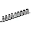 GEKO Torx dopsleutelset - CrV staal - 10-delig - E10-E24 - 1/2" aansluiting