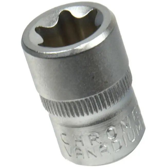 GEKO Torx Dopsleutelset - CrV Staal - 9-delig - Inclusief Rail Organizer