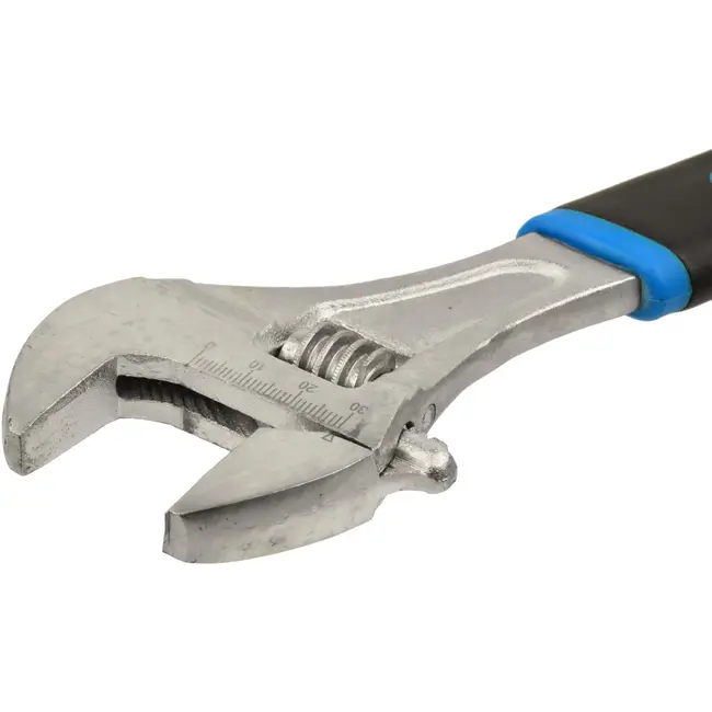 GEKO Verstelbare moersleutel - 0-30 mm - slipvast handvat - roestbestendig - 25 cm