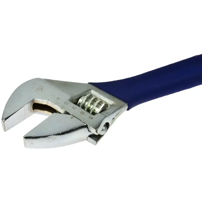 GEKO Verstelbare moersleutel - 0-46 mm - slipvast - 38 cm - roestbestendig