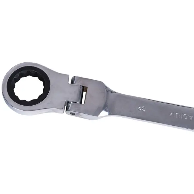 GEKO Flexibele ratelsleutelset - 22-delig - 6-32 mm - Verstelbare kop - Inclusief opbergbox