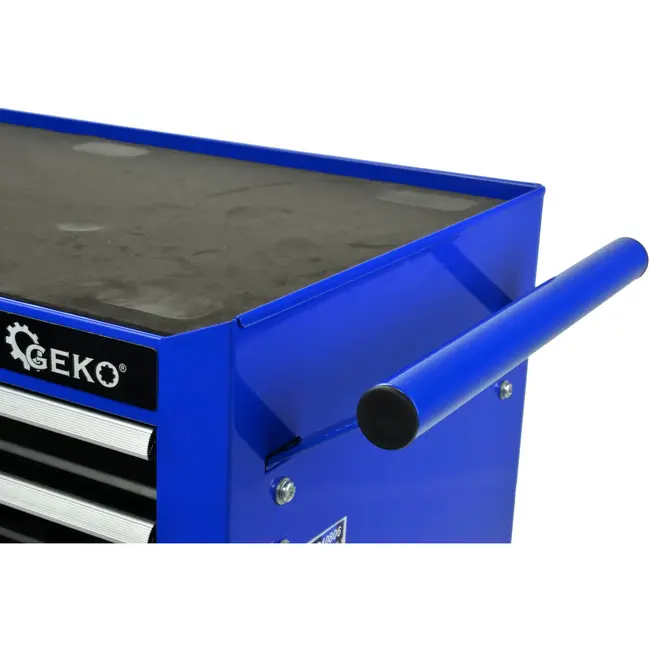 GEKO Gereedschapskast - 7 lades - Staal - Zelfsluitend - 4 wielen