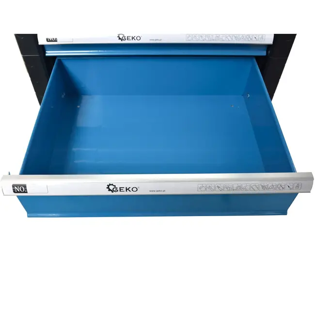 GEKO Gereedschapswagen - 7 lades - 272-delig - Compact ontwerp - Rood