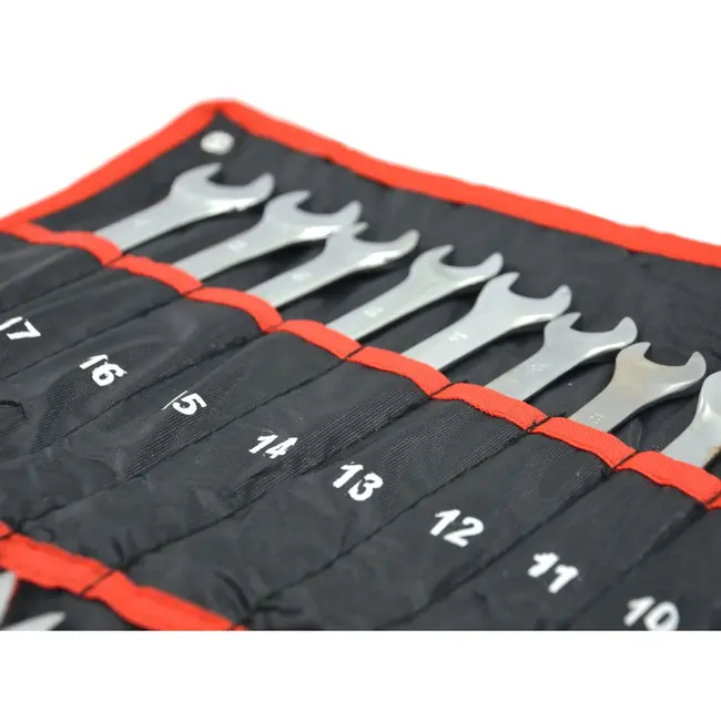 GEKO Combinatiesleutelset - Gepolijst - 6-32 mm - 25-delig - Inclusief opbergtas