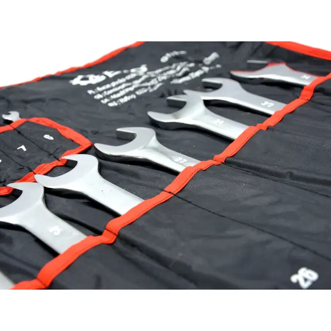 GEKO Combinatiesleutelset - Gepolijst - 6-32 mm - 25-delig - Inclusief opbergtas