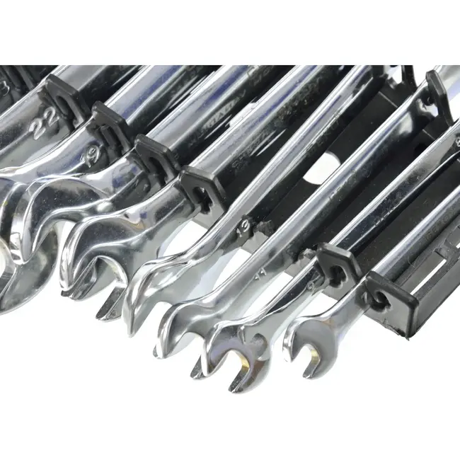 GEKO Open end steeksleutelset - 12-delig - 6-32 mm - met opbergrek