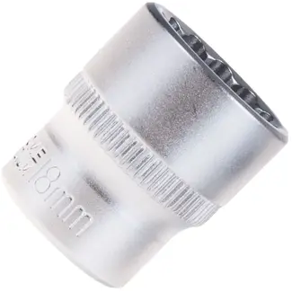 GEKO Metric dopsleutel - 18 mm - 12-punts - chroom vanadium staal