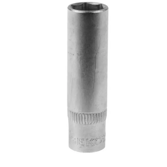 GEKO Diepe dopsleutel - 13 mm - 6-punts - Chrome Vanadium - 1/4 inch aansluiting