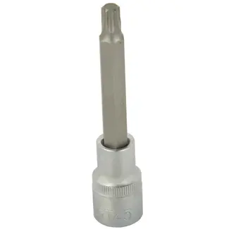 GEKO Torx bitdop - 100mm - T45 - CrV staal - 1/2 inch aansluiting
