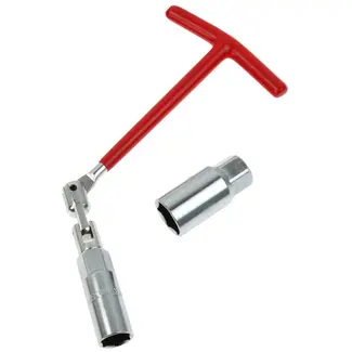 GEKO Bougiesleutelset - 3-delig - Flexibele Kop - 16mm & 21mm