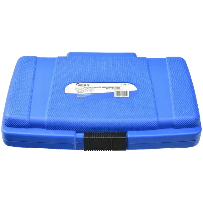 GEKO Dopsleutelset - 19-delig - 8-32 mm - Duurzaam Chroom Vanadium - Geschikt voor 6 en 12 punt inserts