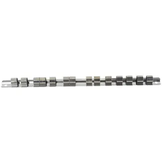 GEKO Socket rail organizer - 14 clips - staal - 300 mm