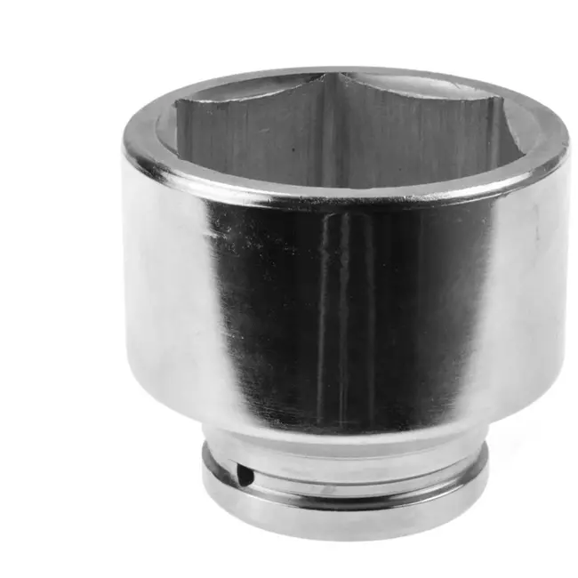 GEKO Zeskantige dopsleutel - 60 mm - Chroom Vanadium - 6-punts - 1 inch aansluiting