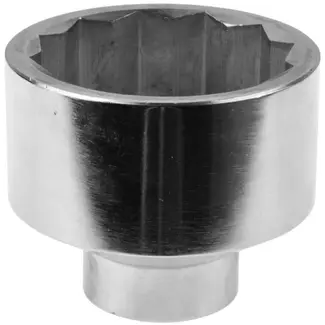 GEKO Bihexagonale dopsleutel - 12 punten - 85 mm - Chroom Vanadium - 1 inch aansluiting