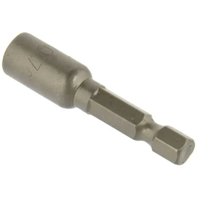 GEKO Magnetische schroefbit - 7 mm hex - 48 mm - legeringsstaal