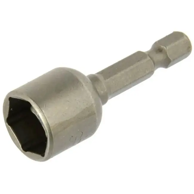 GEKO Magnetische schroefbit - 13 mm hex - 48 mm - legerstaal