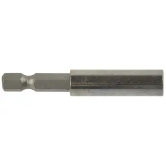 GEKO Magnetische bithouder - 1/4" aansluiting - 60 mm - roestvrij staal