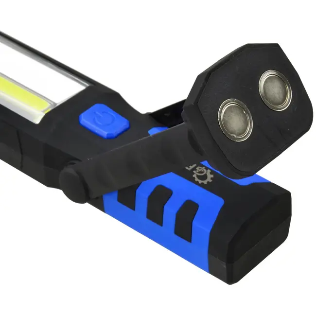 GEKO Led workshop lamp - 230/12V - Li-ion accu - Magnetische basis - 2800mAh - Incl. opladers