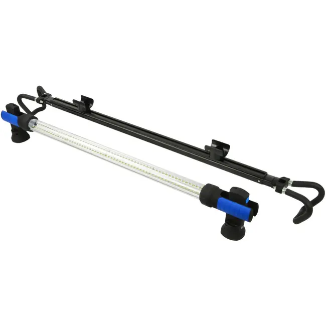 GEKO Oplaadbare LED-werklicht - Telescopisch - 120 LED - Waterbestendig - 1,2-1,9 m