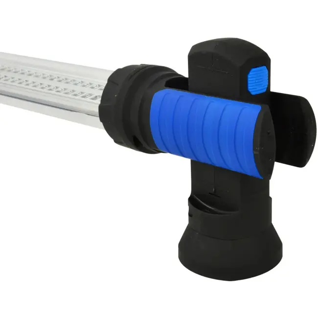 GEKO Oplaadbare LED-werklicht - Telescopisch - 120 LED - Waterbestendig - 1,2-1,9 m