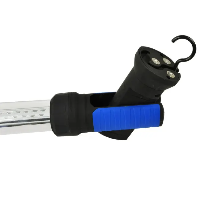 GEKO Oplaadbare LED-werklicht - Telescopisch - 120 LED - Waterbestendig - 1,2-1,9 m