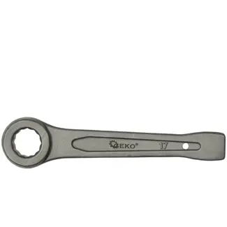 GEKO Ring Slogging Sleutel - 17mm - Voor Zwaar Werk - Chroom-Vanadium Staal