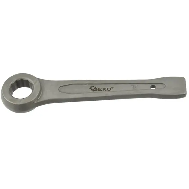 GEKO Ring Slogging Sleutel - 17mm - Voor Zwaar Werk - Chroom-Vanadium Staal