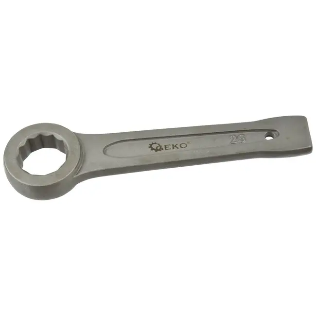 GEKO Ring Slogging Steeksleutel - 26mm - Voor Zwaar Werk - Chroom-Vanadium Staal