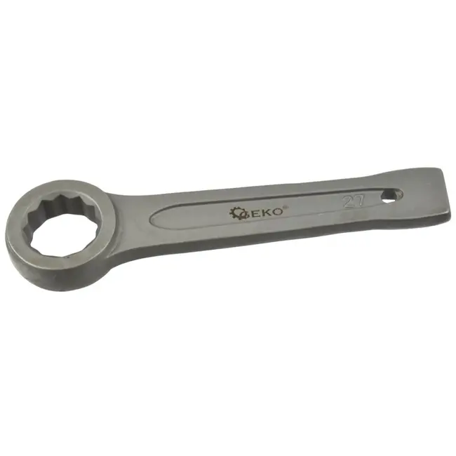 GEKO Ring Slogging Steeksleutel - 27mm - Voor Zwaar Werk - Chroom-Vanadium Staal