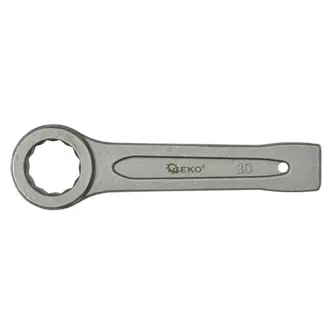 GEKO Ring Slogging Steeksleutel - 30mm - Voor Zwaar Werk - Chroom-Vanadium Staal