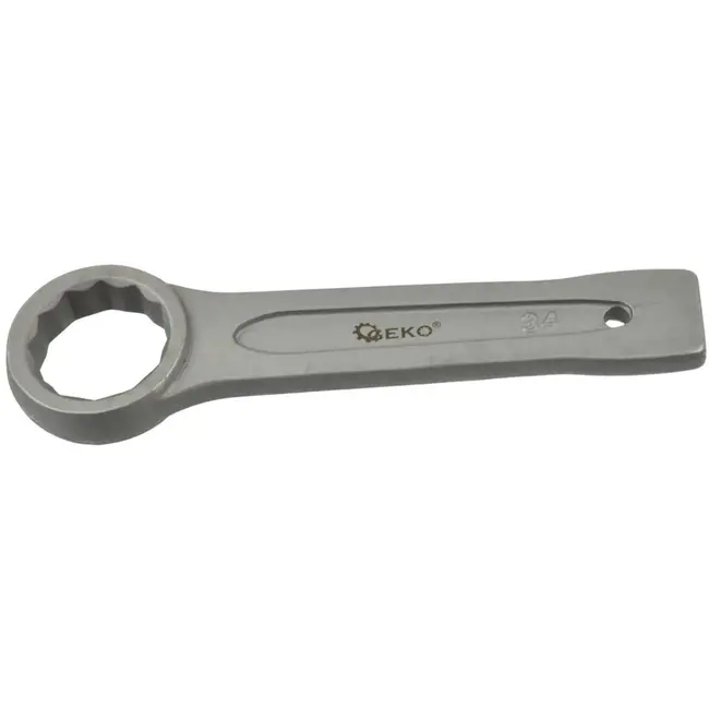 GEKO Ring Slogging Steeksleutel - 34mm - Zware Constructie - Chroom-Vanadium Staal