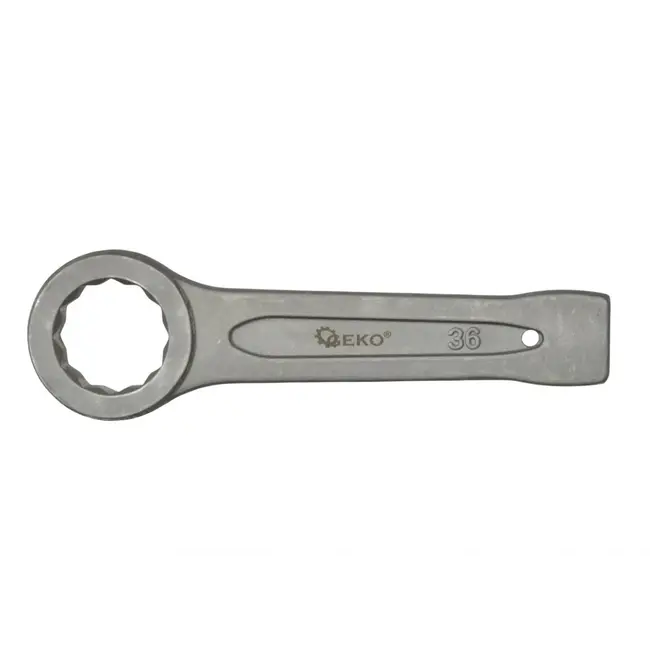 GEKO Ringsteeksleutel - 36mm - Slagvast - Chroom-vanadium - Zware klussen